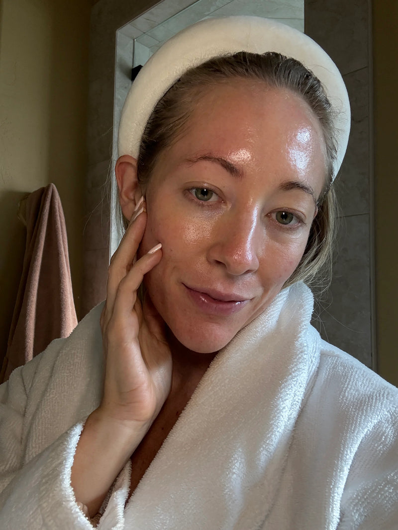 Korean skincare lab or traditional Korean beauty imagery alongside modern technology