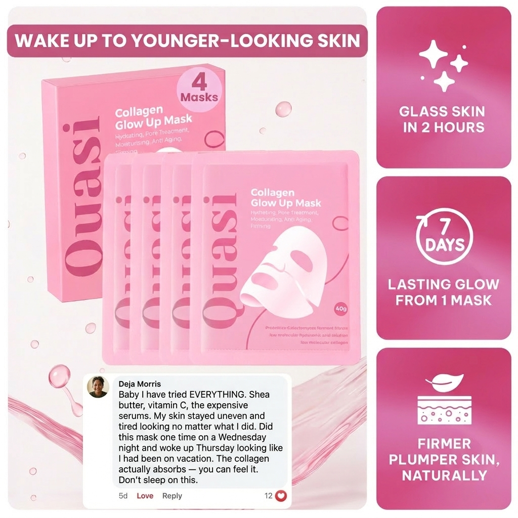 Collagen Glow Up Mask - Wake Up To Younger-Looking Skin